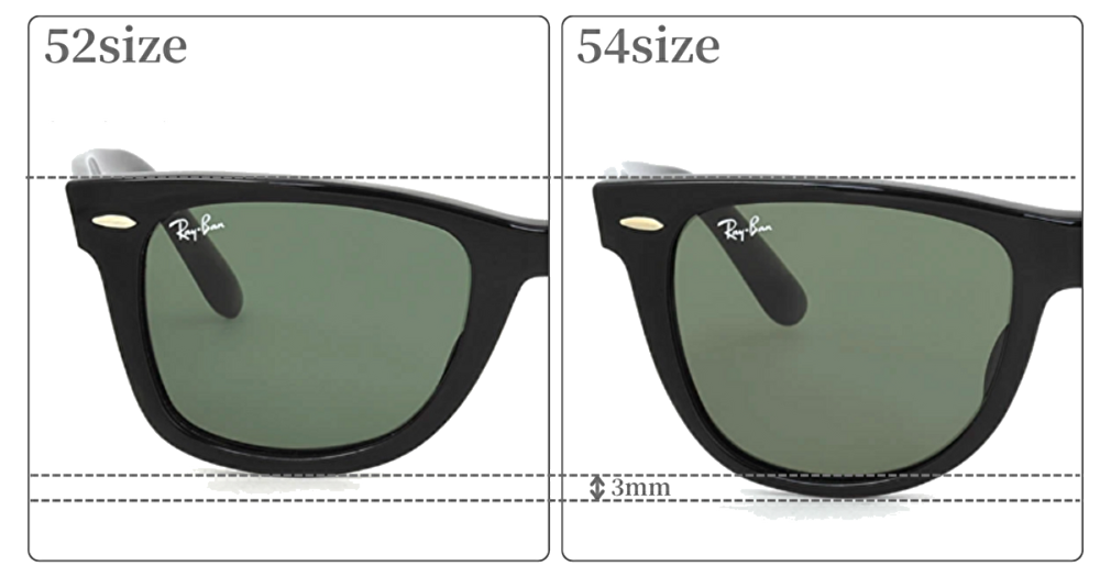 ウェイファーラー　52 54 違い