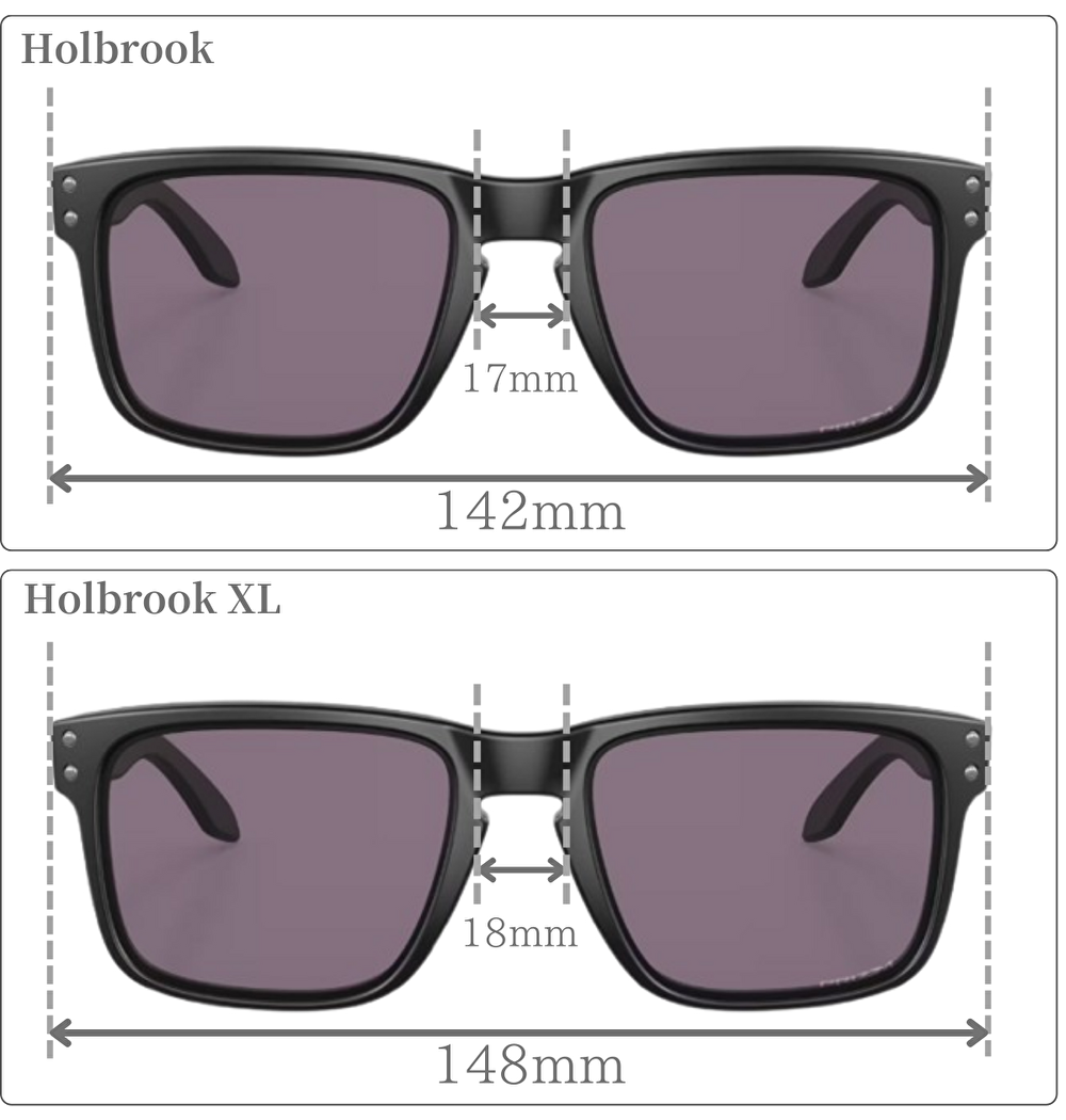 オークリー　ホルブルック　XL 違い