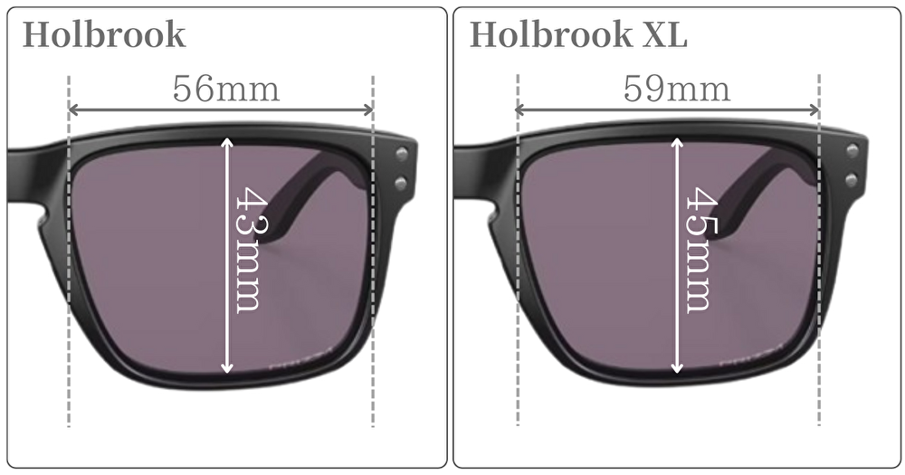 オークリー　ホルブルック　XL　違い